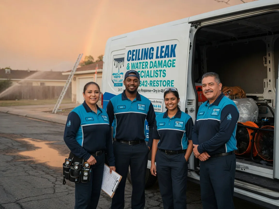 Ceiling Leak Cleanup company in Cambria, IL