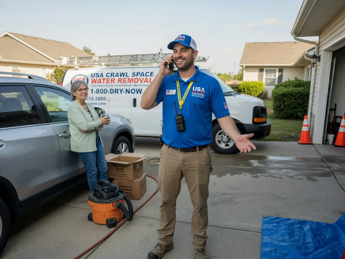 Crawl Space Water Removal Cambria, IL FAQs
